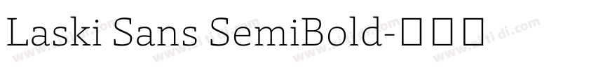 Laski Sans SemiBold字体转换 Laski Sans SemiBold字体转换